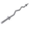 Power Up Your Home Gym with 47" Barbell Weight Bar – 132 lbs Capacity