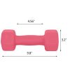 10 lb Dumbbells Hand Weights Set of 2 - Vinyl Coated Exercise
