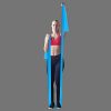 A AZURELIFE Resistance Bands, Professional Non-Latex Elastic Exercise Bands