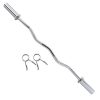 Weight Bar with 2 Buckles Carbon Steel Weighted Workout Bar