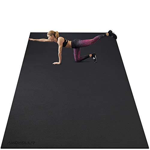 Large Exercise Mat 8'x5'x7mm Workout Mat for Home Gym