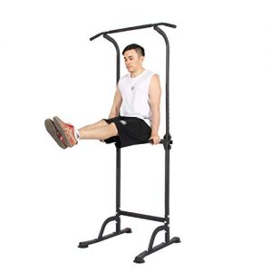 SogesPower Pull Up Dip Station Power Tower Height Adjustable