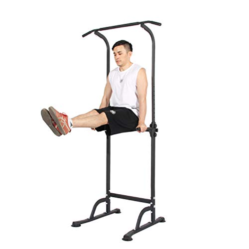Power Tower Adjustable Height Pull Up and Dip Station
