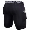 SILKWORLD Men's Compression Shorts Pockets Sports Running Tight
