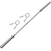 Weight Bar with Two Collars Solid Iron Weighted Workout Bar