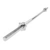 Sunny Health & Fitness 60 Inch Threaded Chrome Barbell Bar