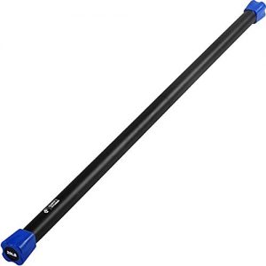Day 1 Fitness Weighted Workout Bar with Rubber Padding