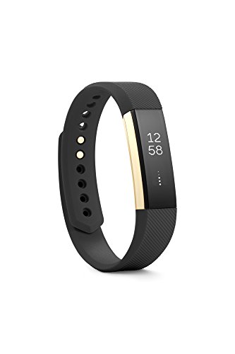 Fitbit Alta Fitness Tracker, Special Edition Gold, Black
