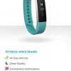 Fitbit Alta Fitness Tracker, Silver/Teal, Small