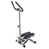 Sunny Health & Fitness Twist Stepper Step Machine with Handle Bar