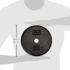 CAP Barbell Cast Iron Standard 1-Inch Weight Plates