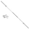 JEI-MEN 6 7 Foot Olympic Barbell Bar Standard Weightlifting