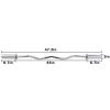 Training Home Fitness Equipment Cross Weightlifting with 2 buckle