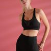 Women Sport Bra Back Pocket Running Yoga Bras Padded