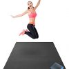 Premium Large Exercise Mat - 6' x 4' x 1/4" Ultra Durable