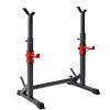 DOYCE Squat Rack Barbell Rack 550LBS Max Load Dip Station