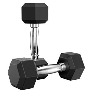 datework Dumbbells,5-50lb Pounds Hex Rubber Weights Workout