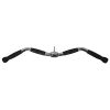 Curl Pulldown Bar with Full Rotation and Rubber Handle for Gym