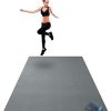 Premium Extra Large Exercise Mat - 7' x 5' x 1/4" Ultra Durable