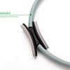 Mind Reader PILRING-Gry Yoga/Pilates Ring Unbreakable Strength