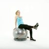 Home Gym Bundle Exercise Ball with Attachable 15lb Resistance Bands