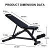 ECHANFIT Weight Bench Adjustable Strength Training Bench