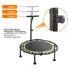 Portable Fitness Trampoline with Adjustable Foam Handle