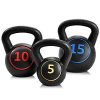 3-Piece Kettlebell Weights Set for Strength and Conditioning