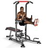Alelife Parallel Bars Power Tower Dip Station Pull Up Bar Strength Training