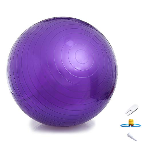 Yoga Ball for Balance, Fitness, Stability, Workout at Home