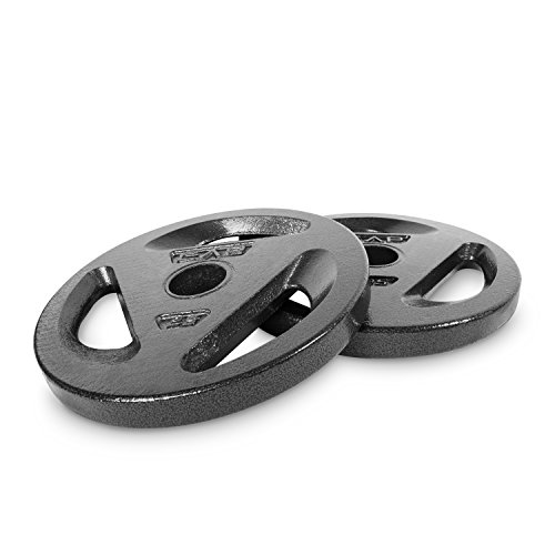 WF Athletic Supply Cast Iron Olympic 2-Inch Grip Plates
