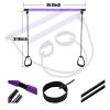 ortable Pilates Bar Kit with Resistance Band Twisting