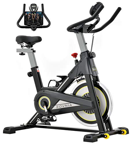 Sovnia Exercise Bike, Stationary Bikes, Fitness Bike with iPad Holder