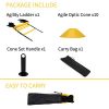 Arespark Agility Ladder, 12 Rung Training Speed Ladder & 10 Sports Cones