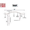RAD Heavy Duty Arm Blaster for Biceps & Triceps Strength