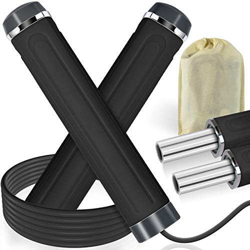 Jump Rope, Weighted Handle Workout Jumping Rope for Fitness