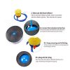 Tickas Half Ball Balance Trainer, Exercise Ball with Straps