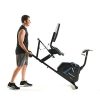 Exerpeutic Easy Step Thru Magnetic Recumbent Exercise Bike