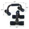 RUBEX Push Up Bars Strength Training, with Foam Grip