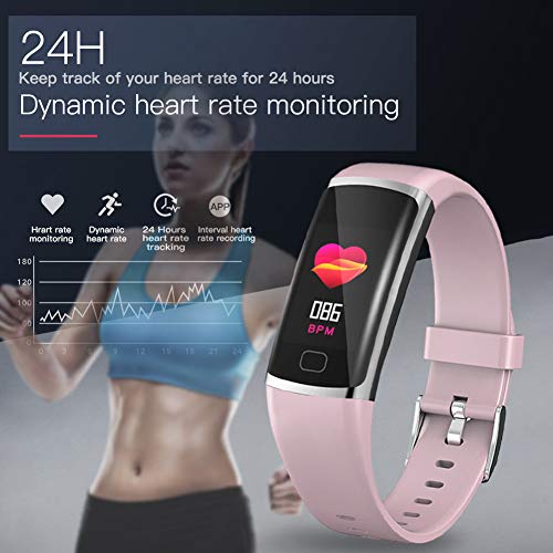 Waterproof Activity Tracker with Heart Rate Monitor and Sleep Monitor