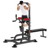 Dartphew Dip Station Pull Up Bar Power Tower Strength Training