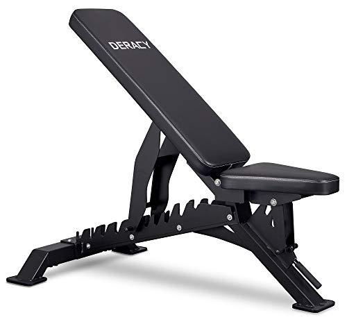 DERACY Deluxe Ajustable Weight Bench for Full Body Workout