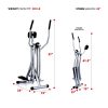 Sunny Health & Fitness SF-E902 Air Walk Trainer Elliptical Machine Glider