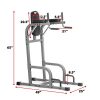 XMark Commercial Vertical Knee Raise with Dip Station and Push Up Station