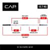 Unleash Strength with CAP Barbell Olympic 2-Inch Solid Chrome Bar – 6-Foot