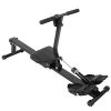 POCREATION Rowing Machine, Air and Magnetic with Digital Monitor