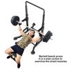 loinrodi Adjustable Power Rack Exercise Squat Stand