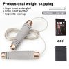 Gaoykai Weighted Jump Rope for Handle,Adjustable TPU Wire Rope