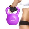 kettlebell Weight Sets Strength Training Kettlebells Vinyl Coated Exercise