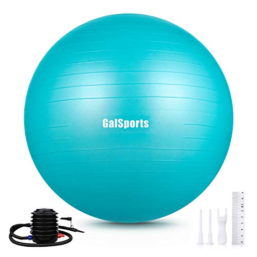 GalSports Exercise Ball (45cm-75cm), Anti-Burst Yoga Ball Chair